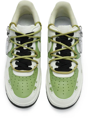 【定制鞋款】耐克空军一号低帮 '像素水母涂鸦' CW2288-111(Team80-男款BUG修补中米白绿) Shop 【定制鞋款】耐克空军一号低帮 '像素水母涂鸦' CW2288-111(Team80-男款BUG修补中米白绿)