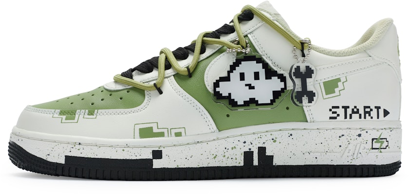 【定製球鞋】 Nike Air Force 1 Low 811製造 心動BUG修補中 像素風 限定托特包 防滑耐磨 低幫 板鞋 男款 Buy 【定製球鞋】 Nike Air Force 1 Low 811製造 心動BUG修補中 像素風 限定托特包 防滑耐磨 低幫 板鞋 男款