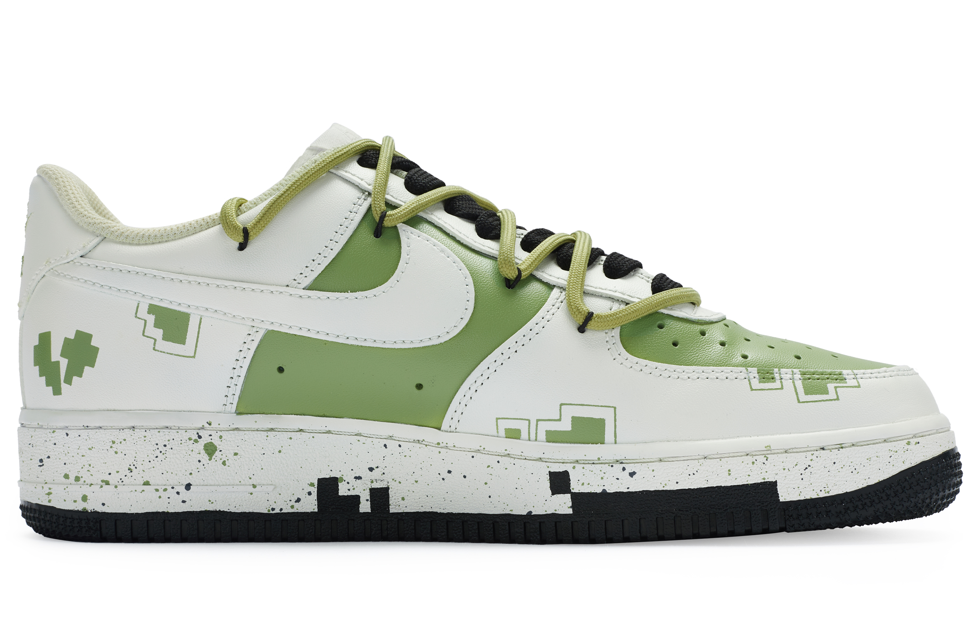 Order [Zapatos Personalizados] Nike Air Force 1 Low 'Pixel Patchwork' CW2288-111(Team80-男BUG修补S-BOX)