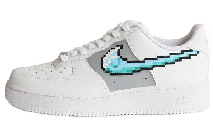 [Custom Shoes] Nike Air Force 1 Low 'Pixelated Diamond Swoosh'
