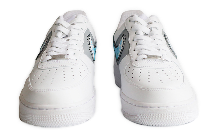 [Custom Shoes] Nike Air Force 1 Low 'Pixelated Diamond Swoosh' 圖 4