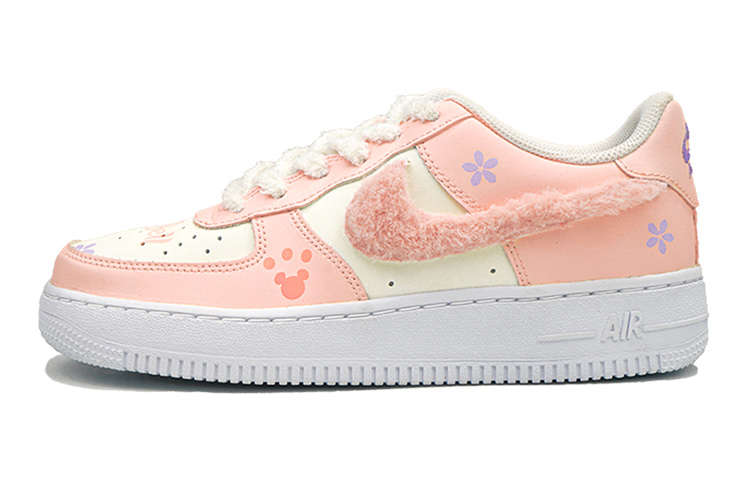 Buy [Zapatillas Personalizadas] Nike Air Force 1 Low 'Plush Fox Rosa-Blanco' 314192-117(Team27-女款毛绒狐狸粉白)