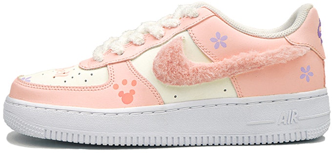 custom-shoes-nike-air-force-1-low-plush-fox-pink-white