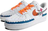 Lookbook 【定制球鞋】 Nike Air Force 1 Low 空軍一號 是在玩鞋 波普踏浪 塗鴉 低幫 板鞋 GS 白藍