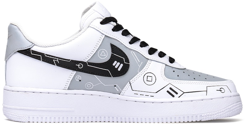 カスタム Nike Air Force 1 Low “PS5コントローラー” CW2288-111(TeamB-喷涂手绘电玩黑白灰) Order カスタム Nike Air Force 1 Low “PS5コントローラー” CW2288-111(TeamB-喷涂手绘电玩黑白灰)