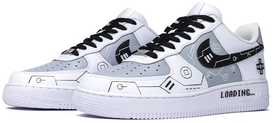 カスタム Nike Air Force 1 Low “PS5コントローラー” CW2288-111(TeamB-喷涂手绘电玩黑白灰) Lookbook カスタム Nike Air Force 1 Low “PS5コントローラー” CW2288-111(TeamB-喷涂手绘电玩黑白灰)
