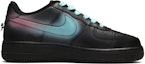 Order 【定制球鞋】 Nike Air Force 1 Low 空軍一號 龐克小熊 低幫 板鞋 男款 黑藍粉