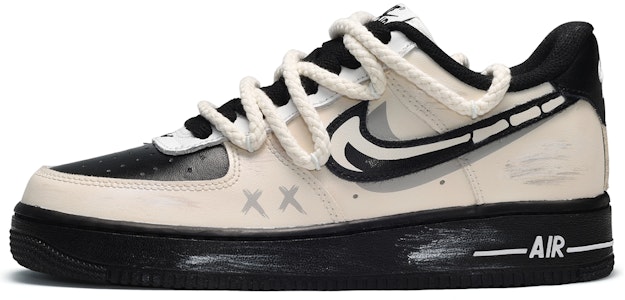 나이키 에어포스 1 로우 '펑크 본' (커스텀) DV1331-100(TeamE-女款骨头米黑) Buy 나이키 에어포스 1 로우 '펑크 본' (커스텀) DV1331-100(TeamE-女款骨头米黑)