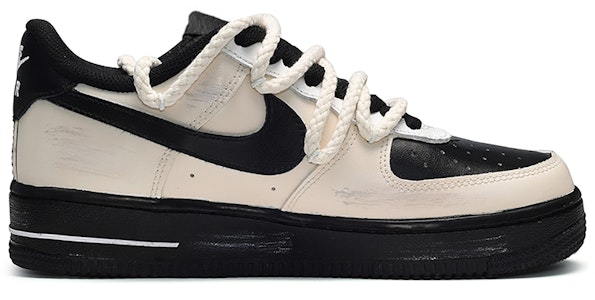 【訂製球鞋】Nike Air Force 1 Low 朋客 骨頭 低筒 板鞋 男女同款 米黑 Order 【訂製球鞋】Nike Air Force 1 Low 朋客 骨頭 低筒 板鞋 男女同款 米黑