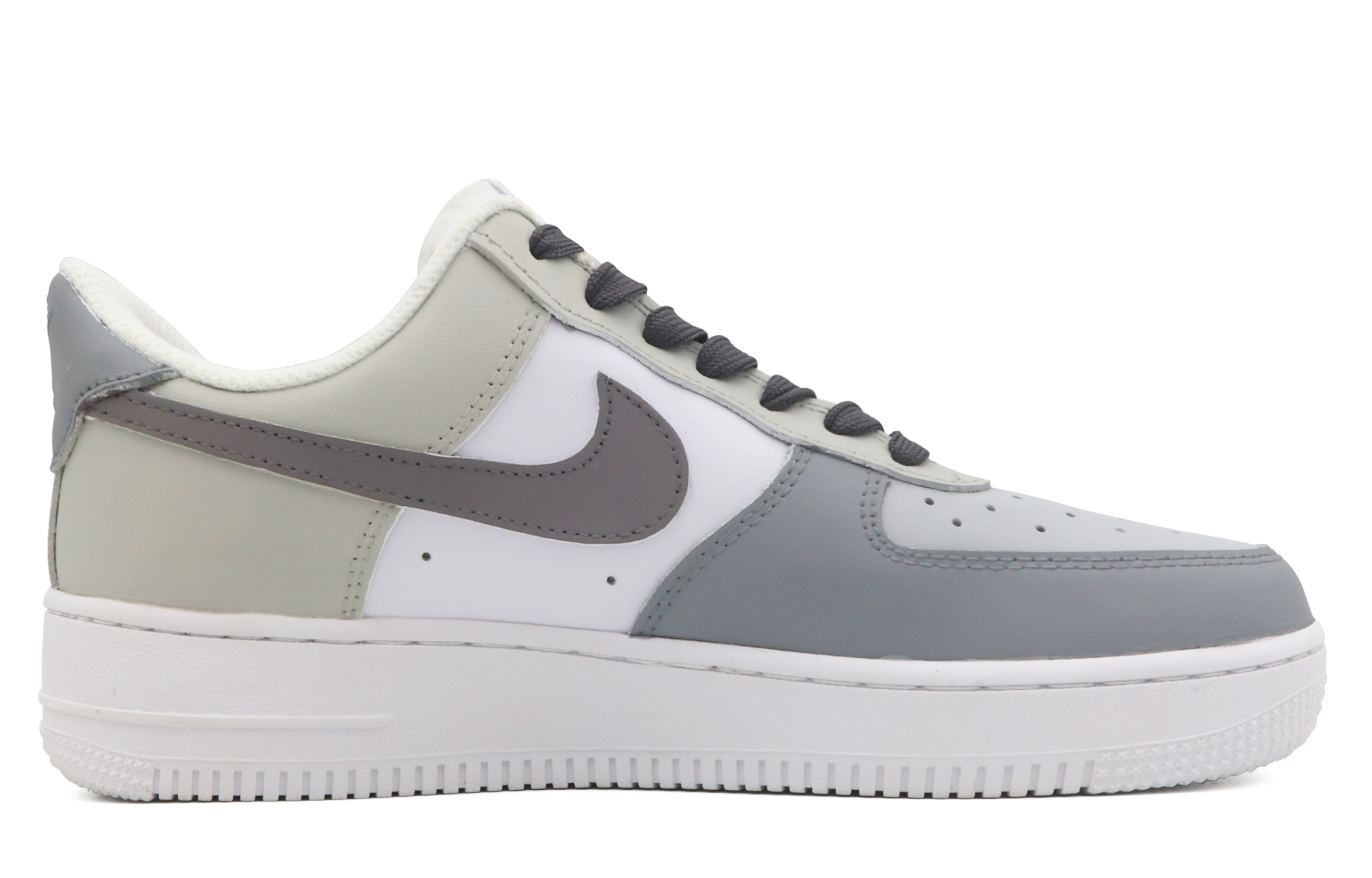 Order [Zapatos Personalizados] Nike Air Force 1 Low 'Punk Wilderness Gris' CW2288-111(Team53-男款朋克荒S-BOX)
