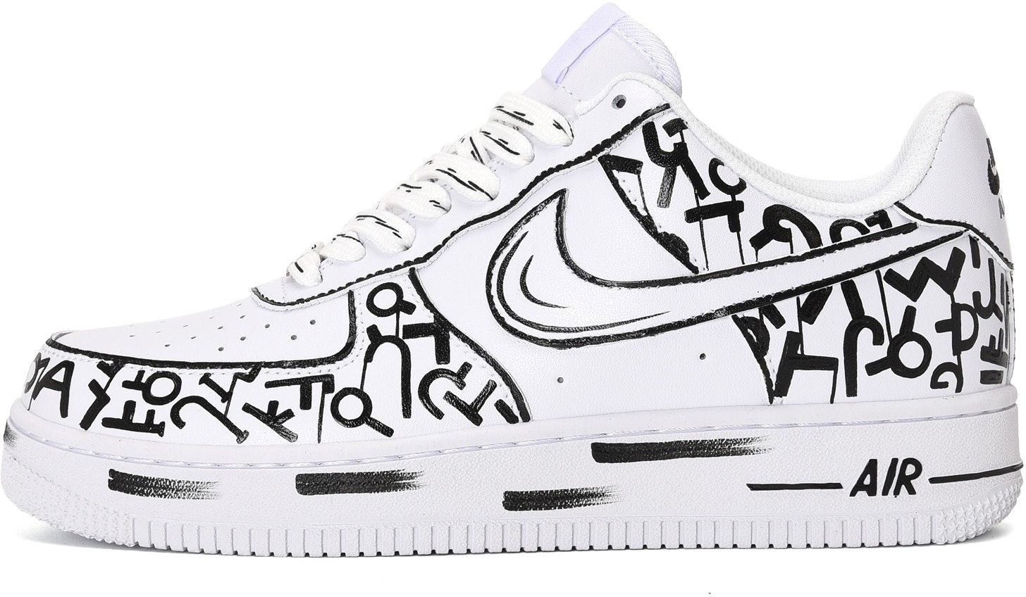 custom-shoes-nike-air-force-1-low-pure-white