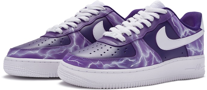 【定制鞋款】耐克空军一号低帮'紫雾闪电' CW2288-111(TeamR-男款紫雾闪电) Lookbook 【定制鞋款】耐克空军一号低帮'紫雾闪电' CW2288-111(TeamR-男款紫雾闪电)