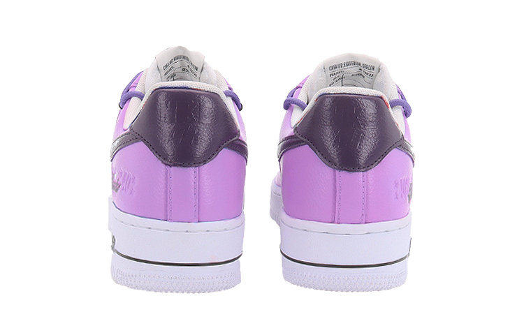 Purchase [Kasut Custom] Nike Air Force 1 Low 'Ungu Putih Graffiti' DQ7658-100(Team10--艺术涂鸦)