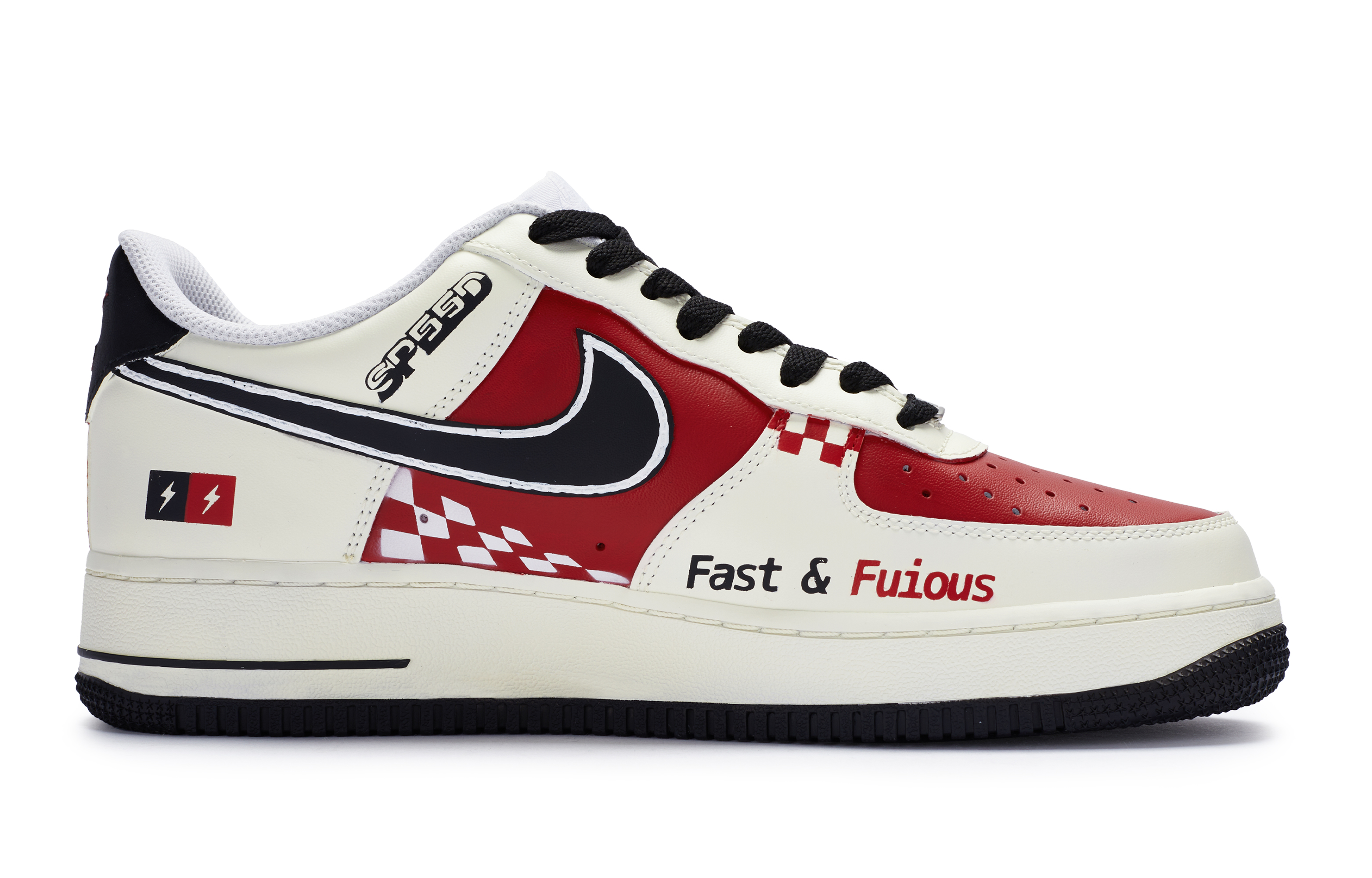 Order 나이키 에어포스 1 로우 '레이싱 GT3' (커스텀) DH2920-111(TeamR-女款GT3竞速S-BOX)