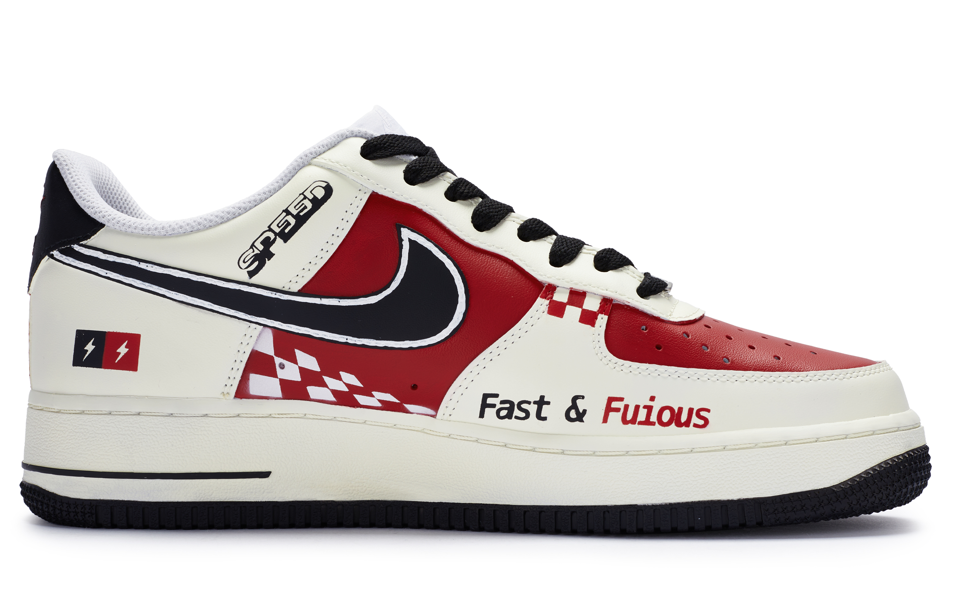 Order [Zapatillas Personalizadas] Nike Air Force 1 Low 'Racing GT3' CW2288-111(TeamR-男款GT3竞速S-BOX)