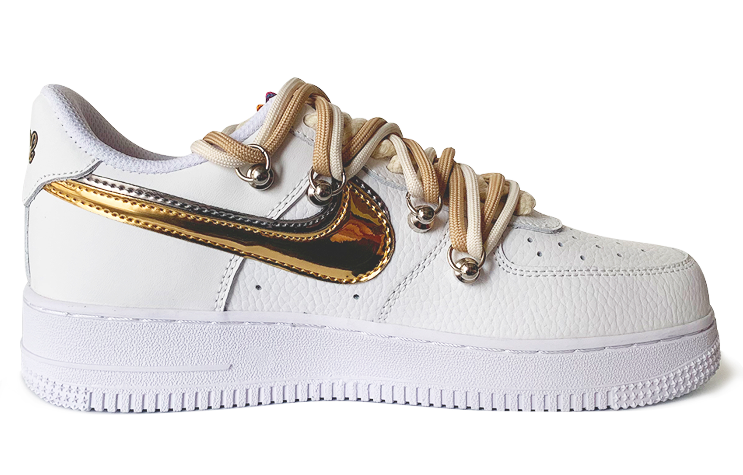 [Custom Shoes] Nike Air Force 1 Low 'Rainbow Graffiti White Platinum Silver' 圖 2