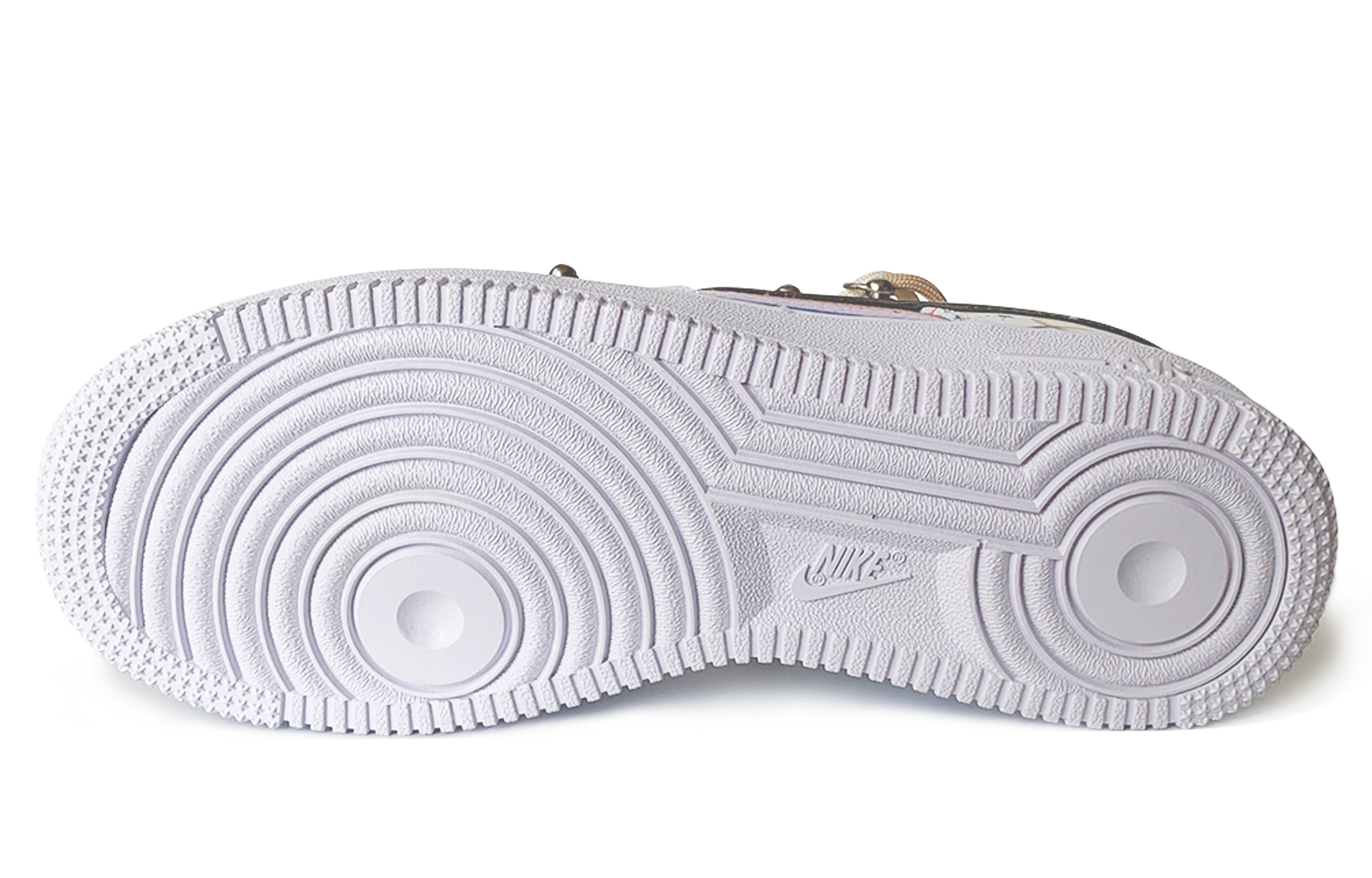 [Custom Shoes] Nike Air Force 1 Low 'Rainbow Graffiti White Platinum Silver' 圖 6