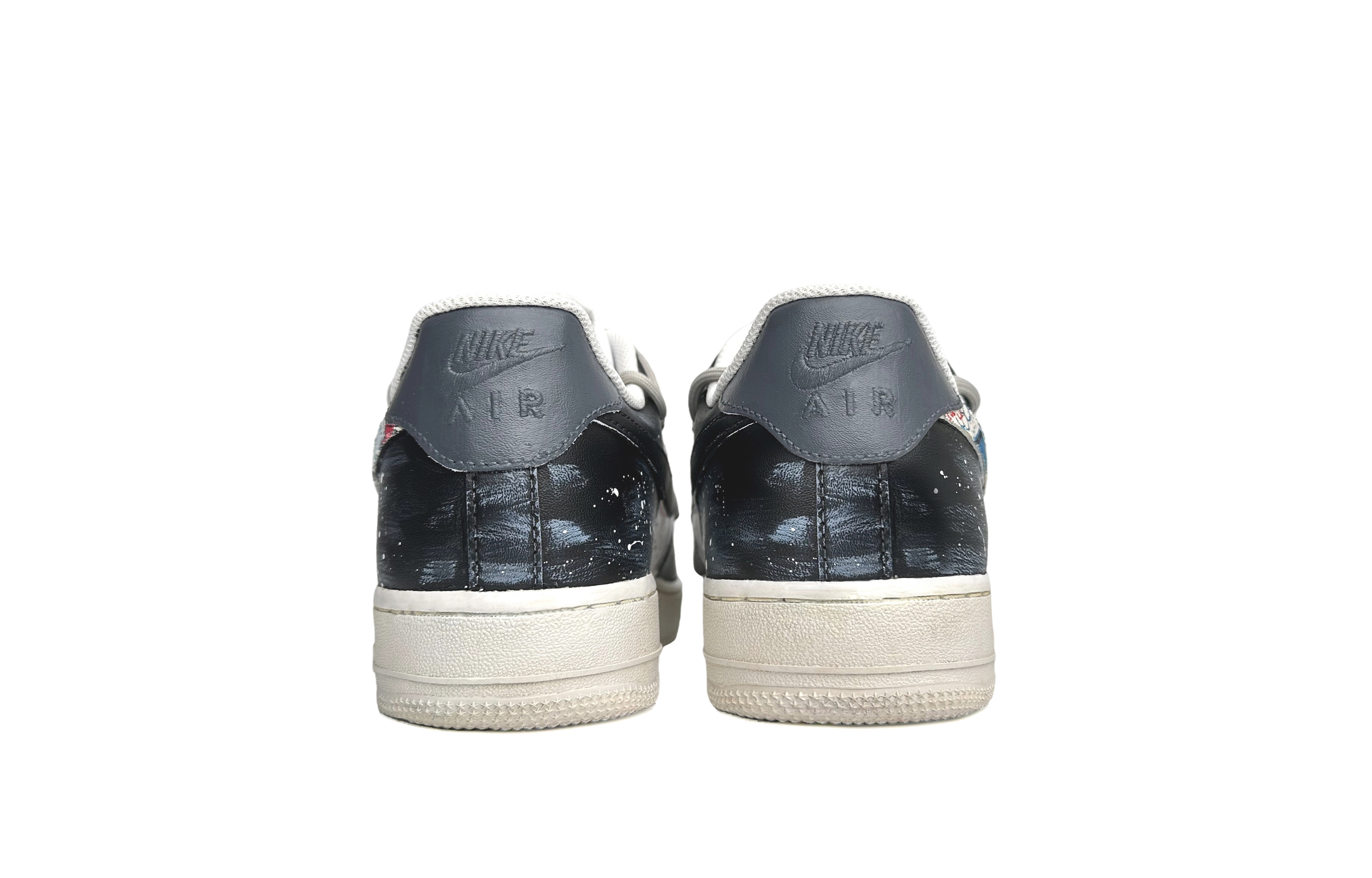 Shop 【カスタムシューズ】ナイキ エア フォース 1 ロー『ランダムペイントスプラッター』 CW2288-111(Team11-画生百货男款黑白)