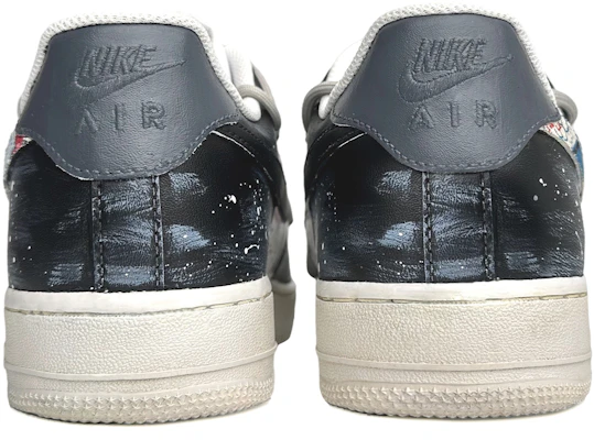 【客製球鞋】 Nike Air Force 1 Low 07 畫生百貨 潑墨貼布 圖案隨機 解構鞋帶 低筒 板鞋 男款 黑白 Shop 【客製球鞋】 Nike Air Force 1 Low 07 畫生百貨 潑墨貼布 圖案隨機 解構鞋帶 低筒 板鞋 男款 黑白