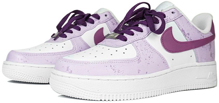【定制球鞋】 Nike Air Force 1 Low 空軍一號 玖制 潑墨紫色 撞色 魔法 酸味樹莓 低幫 板鞋 男款 紫白 Lookbook 【定制球鞋】 Nike Air Force 1 Low 空軍一號 玖制 潑墨紫色 撞色 魔法 酸味樹莓 低幫 板鞋 男款 紫白
