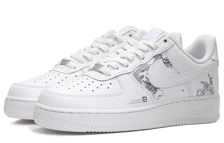 Lookbook [Sepatu Kustom] Nike Air Force 1 Rendah 'Rebirth Putih' 314192-117(Team10-涅槃重生)