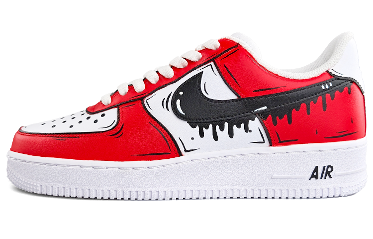 Buy [Zapatillas Personalizadas] Nike Air Force 1 Low 'Clásico Rojo y Negro' CW2288-111（Team13-二次元漫画风红黑A）