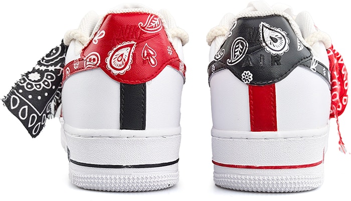 【カスタムシューズ】ナイキエアフォース1ロー『レッドブラックペイズリー』 CW2288-111(Team13-鸳鸯腰果花E) Details for 【カスタムシューズ】ナイキエアフォース1ロー『レッドブラックペイズリー』 CW2288-111(Team13-鸳鸯腰果花E)