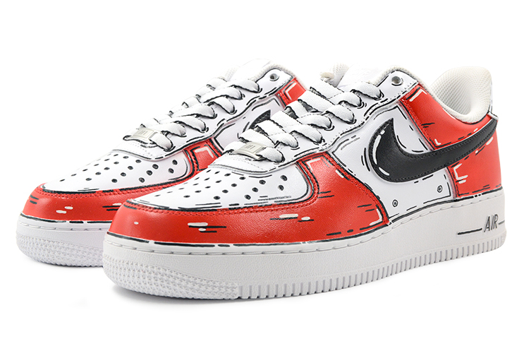 [Custom Shoes] Nike Air Force 1 Low 'Red Mecha' 圖 3