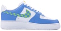 Order Nike Air Force 1 Retro Alien Azul/Verde/Blanco CW2288-111(Team18-AF低帮男款蓝绿棋盘格)