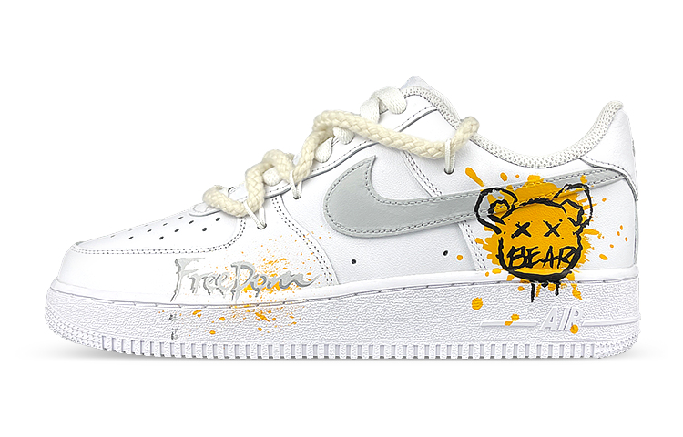 Buy [Nike Khusus] Air Force 1 Low 'Retro Bear Deconstructed Putih Kuning' DH2920-111(Team47-女自由熊解构)
