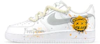 Buy 【定製球鞋】Nike Air Force 1 Low LE 空軍一號 復古 自由熊 解構 潑墨 低筒 板鞋 GS 白黃