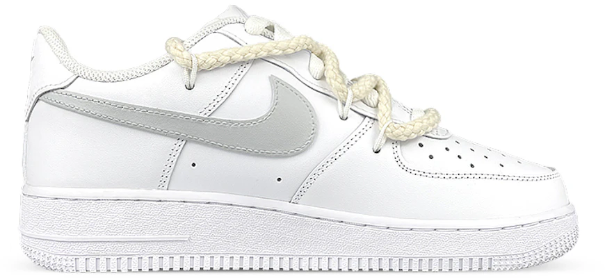 【定製球鞋】Nike Air Force 1 Low LE 空軍一號 復古 自由熊 解構 潑墨 低筒 板鞋 GS 白黃 Order 【定製球鞋】Nike Air Force 1 Low LE 空軍一號 復古 自由熊 解構 潑墨 低筒 板鞋 GS 白黃