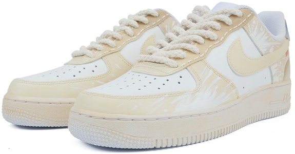 カスタム エアフォース1 'レトロ バーニッシュド グラデーション' CW2288-111(TeamR-男款宣纸米黄) Lookbook カスタム エアフォース1 'レトロ バーニッシュド グラデーション' CW2288-111(TeamR-男款宣纸米黄)