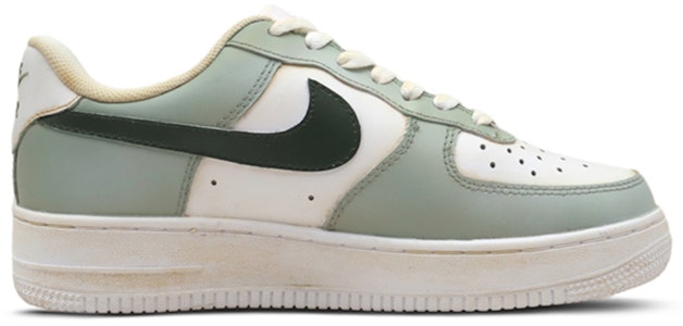 【定製球鞋】 Nike Air Force 1 Low 空軍一號 新中式穿搭 復古做舊 中華文竹 低幫 板鞋 男款 白綠 Order 【定製球鞋】 Nike Air Force 1 Low 空軍一號 新中式穿搭 復古做舊 中華文竹 低幫 板鞋 男款 白綠