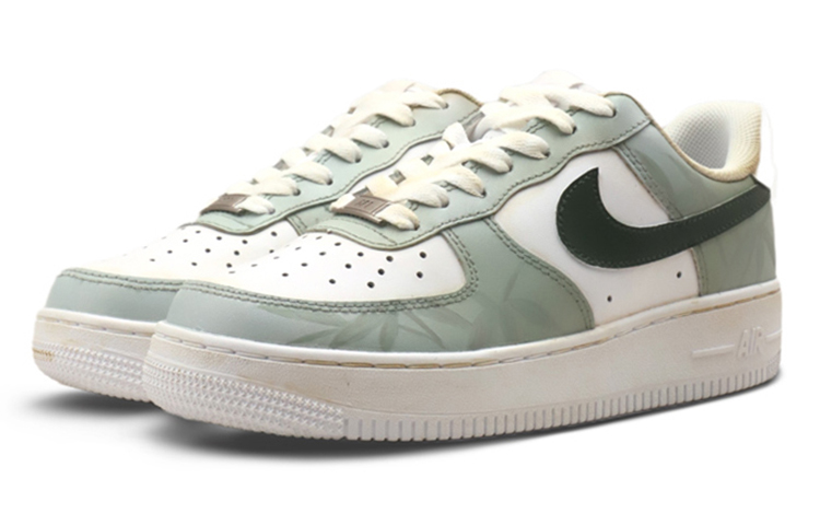 Lookbook [Sepatu Custom] Nike Air Force 1 Low 'Retro Gaya Cina Bambu' CW2288-111(TeamS-男款做旧敦煌)