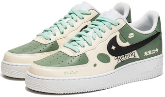 カスタム Nike Air Force 1 Low レトロフューチャー 白緑 CW2288-111(TeamB-男款复古未来绿G-BOX) Lookbook カスタム Nike Air Force 1 Low レトロフューチャー 白緑 CW2288-111(TeamB-男款复古未来绿G-BOX)