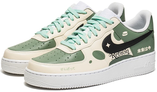 カスタム Nike Air Force 1 Low レトロフューチャー 白緑 CW2288-111(TeamB-男款复古未来绿G-BOX) Lookbook カスタム Nike Air Force 1 Low レトロフューチャー 白緑 CW2288-111(TeamB-男款复古未来绿G-BOX)