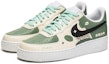 Lookbook カスタム Nike Air Force 1 Low レトロフューチャー 白緑 CW2288-111(TeamB-男款复古未来绿G-BOX)