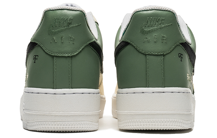Shop カスタム Nike Air Force 1 Low レトロフューチャー 白緑 CW2288-111(TeamB-男款复古未来绿G-BOX)