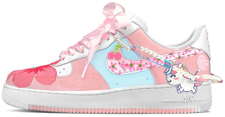 【定制球鞋】 Nike Air Force 1 Low 空軍一號 復古少女 珍珠奶油粉 馬卡龍 彩虹獨角獸 粉色小雛菊 低幫 板鞋 男款 粉紅 Buy 【定制球鞋】 Nike Air Force 1 Low 空軍一號 復古少女 珍珠奶油粉 馬卡龍 彩虹獨角獸 粉色小雛菊 低幫 板鞋 男款 粉紅