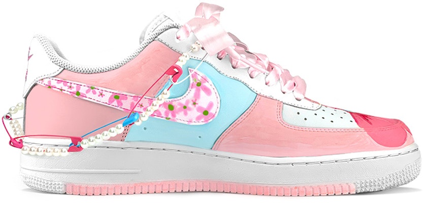 【定制球鞋】 Nike Air Force 1 Low 空軍一號 復古少女 珍珠奶油粉 馬卡龍 彩虹獨角獸 粉色小雛菊 低幫 板鞋 男款 粉紅 Order 【定制球鞋】 Nike Air Force 1 Low 空軍一號 復古少女 珍珠奶油粉 馬卡龍 彩虹獨角獸 粉色小雛菊 低幫 板鞋 男款 粉紅