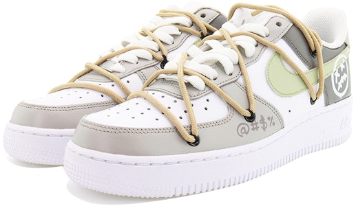 カスタム エアフォース1 ロー "レトロ落書き" (ピュアホワイト) CW2288-111(Team10-结构涂鸦) Lookbook カスタム エアフォース1 ロー "レトロ落書き" (ピュアホワイト) CW2288-111(Team10-结构涂鸦)