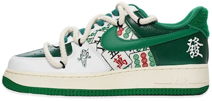 나이키 에어포스 1 로우 '레트로 마작 화이트-그린' (커스텀) DO5220-131(TeamF-男款复古麻将) Buy 나이키 에어포스 1 로우 '레트로 마작 화이트-그린' (커스텀) DO5220-131(TeamF-男款复古麻将)