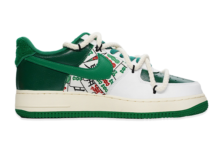 Order Zapatillas Nike Air Force 1 Low 'Retro Mahjong Blanco-Verde' DO5220-131(TeamF-男款复古麻将)