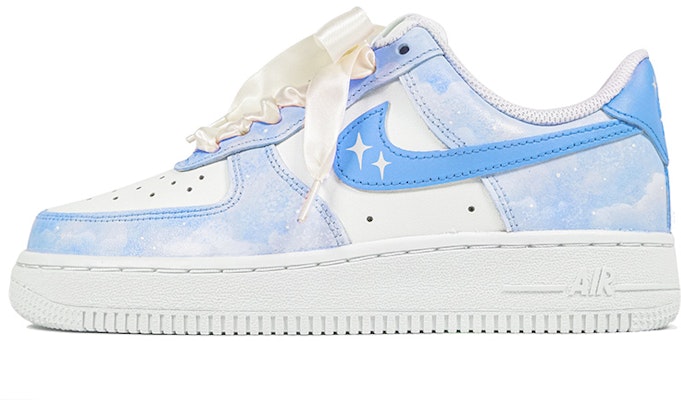 【客製化球鞋】Nike Air Force 1 Low 07 空軍一號 浪漫銀河 藍色星空 情人節 極星 低筒 板鞋 男款 藍白 Buy 【客製化球鞋】Nike Air Force 1 Low 07 空軍一號 浪漫銀河 藍色星空 情人節 極星 低筒 板鞋 男款 藍白