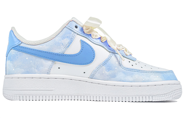 Order [定制鞋款] 耐克空军一号低帮 '浪漫银河蓝情人节’ CW2288-111(Team陆-蓝色星空QD)