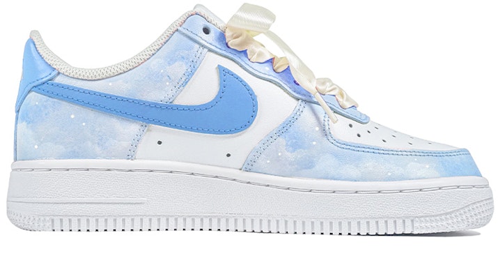 【客製化球鞋】Nike Air Force 1 Low 07 空軍一號 浪漫銀河 藍色星空 情人節 極星 低筒 板鞋 男款 藍白 Order 【客製化球鞋】Nike Air Force 1 Low 07 空軍一號 浪漫銀河 藍色星空 情人節 極星 低筒 板鞋 男款 藍白