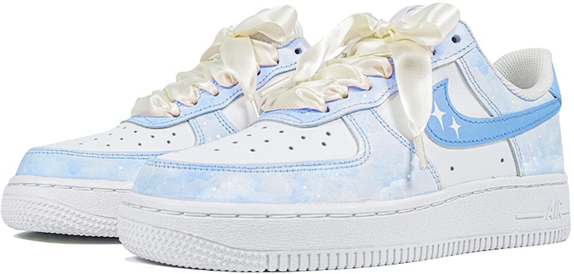 【客製化球鞋】Nike Air Force 1 Low 07 空軍一號 浪漫銀河 藍色星空 情人節 極星 低筒 板鞋 男款 藍白 Lookbook 【客製化球鞋】Nike Air Force 1 Low 07 空軍一號 浪漫銀河 藍色星空 情人節 極星 低筒 板鞋 男款 藍白