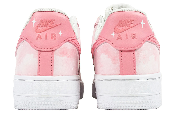 Shop [Kasut Custom] Nike Air Force 1 Low 'Romantic Galaxy Pink' CW2288-111(Team陆-粉色星空银河极星)