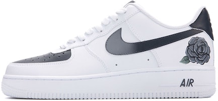 【定制球鞋】Nike Air Force 1 Low 空軍一號 情侶 手繪 復古浪漫 玫瑰印記 漸變 板鞋 男款 白灰 Buy 【定制球鞋】Nike Air Force 1 Low 空軍一號 情侶 手繪 復古浪漫 玫瑰印記 漸變 板鞋 男款 白灰